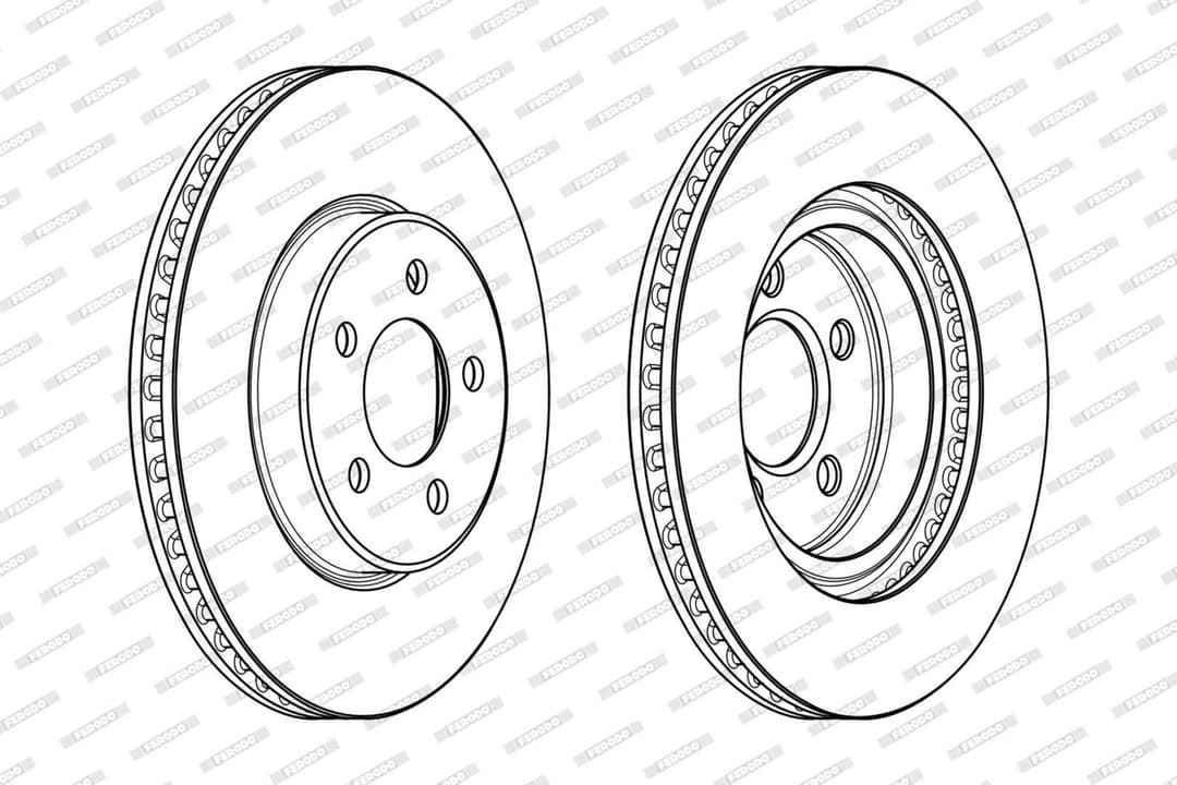 Disc frana FERODO DDF2065C