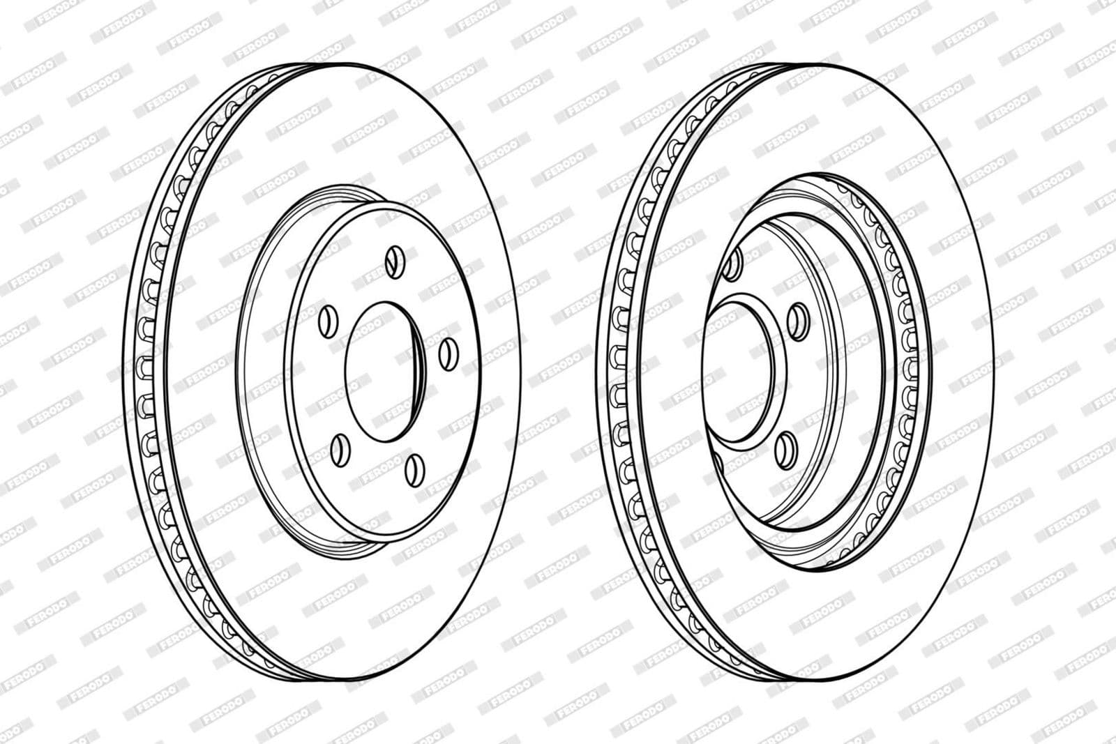 Disc frana FERODO DDF2065C