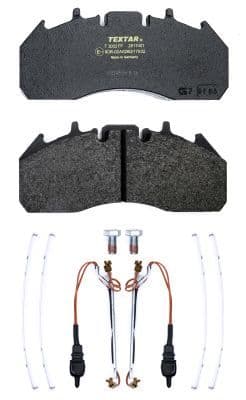 set placute frana,frana disc TEXTAR 2917403