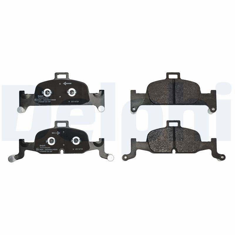 set placute frana,frana disc DELPHI LP3239