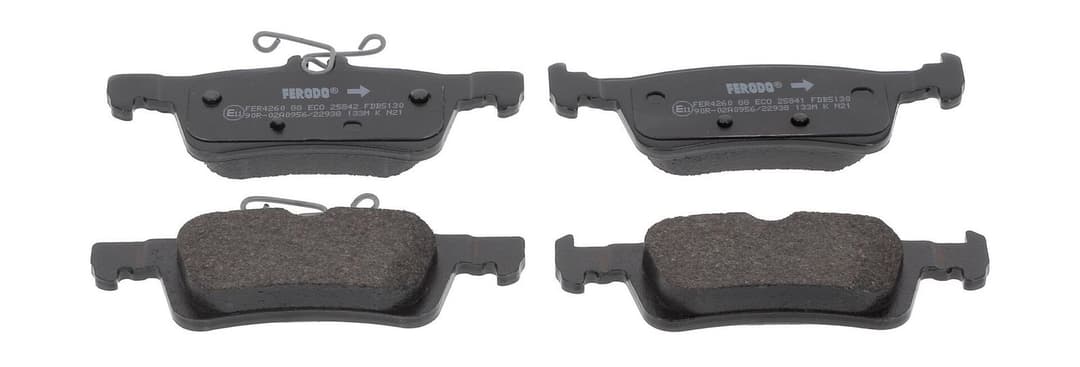 set placute frana,frana disc FERODO PREMIER ECO FRICTION FDB5130