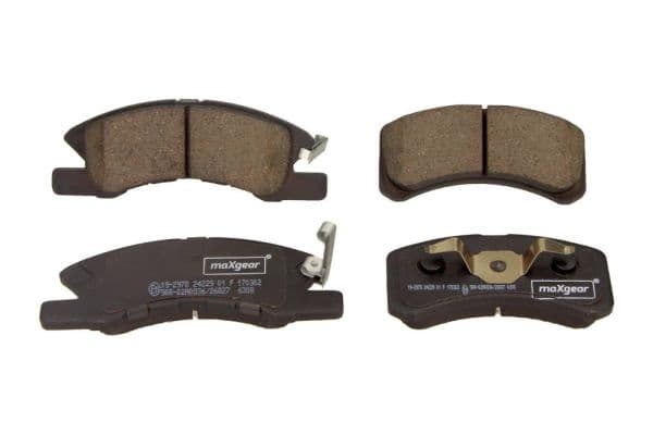 set placute frana,frana disc MAXGEAR 19-2978