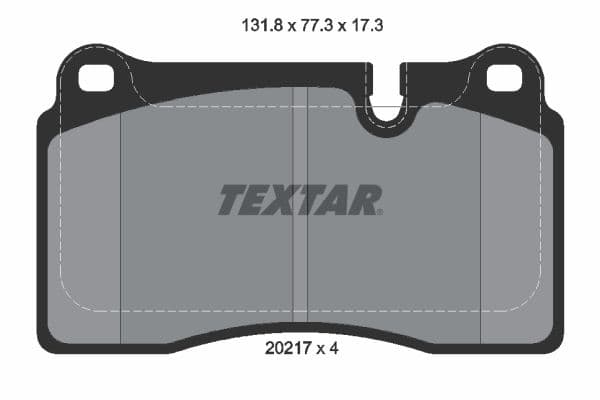set placute frana,frana disc TEXTAR Q+ 2021701