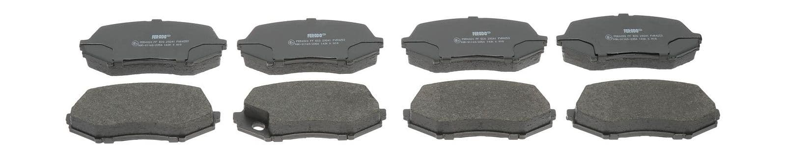 set placute frana,frana disc FERODO PREMIER ECO FRICTION FVR4253