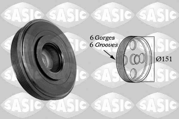 Fulie curea, arbore cotit SASIC 2154020