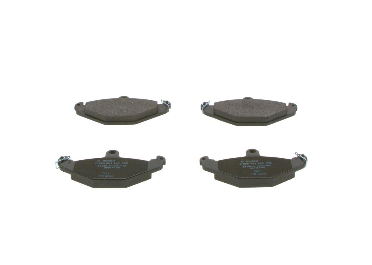 set placute frana,frana disc BOSCH 0 986 461 148