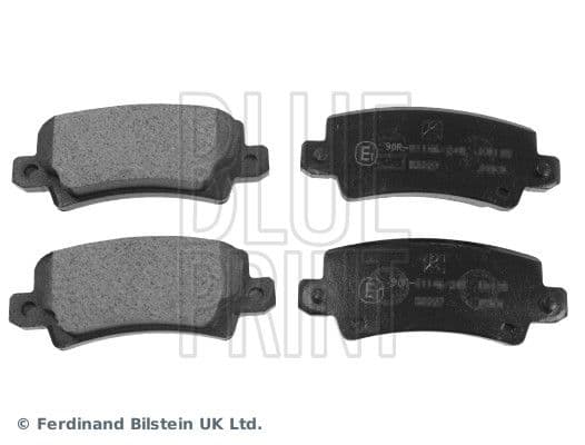 set placute frana,frana disc BLUE PRINT ADT342131