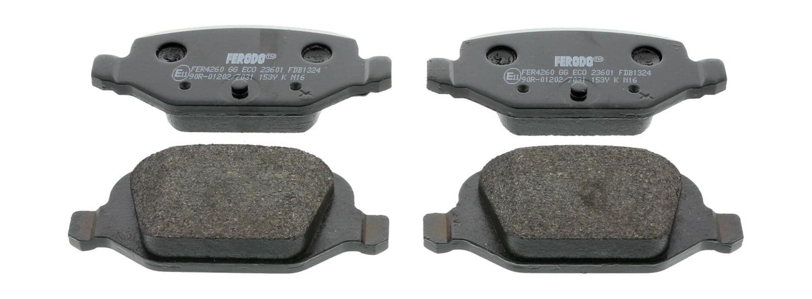 set placute frana,frana disc FERODO PREMIER ECO FRICTION FDB1324