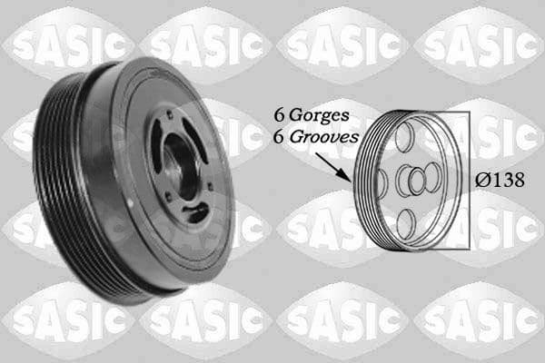 Fulie curea, arbore cotit SASIC 2156082