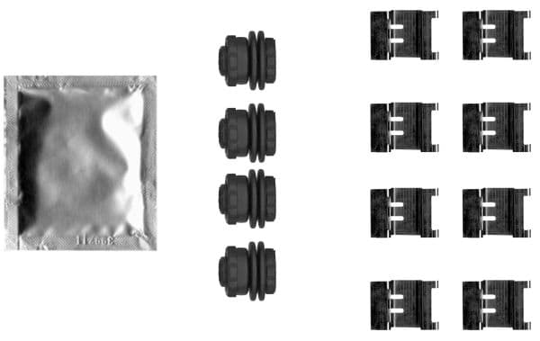 Set accesorii, placute frana TEXTAR 82552500