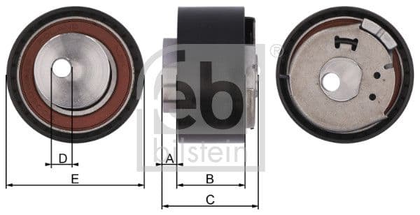 rola intinzator,curea distributie FEBI BILSTEIN 17769