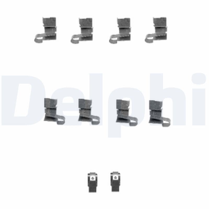 Set accesorii, placute frana DELPHI LX0432