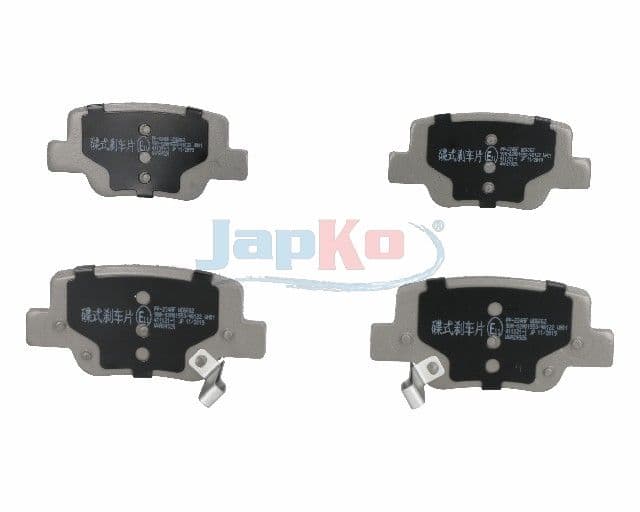 set placute frana,frana disc JAPKO 51224