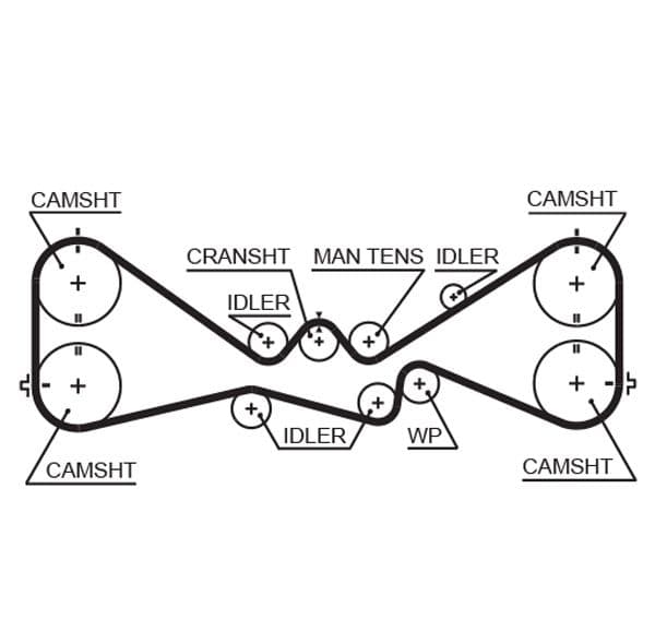 Curea de distributie GATES 5612XS