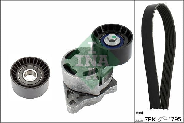 Set curea transmisie cu caneluri Schaeffler INA 529 0434 10