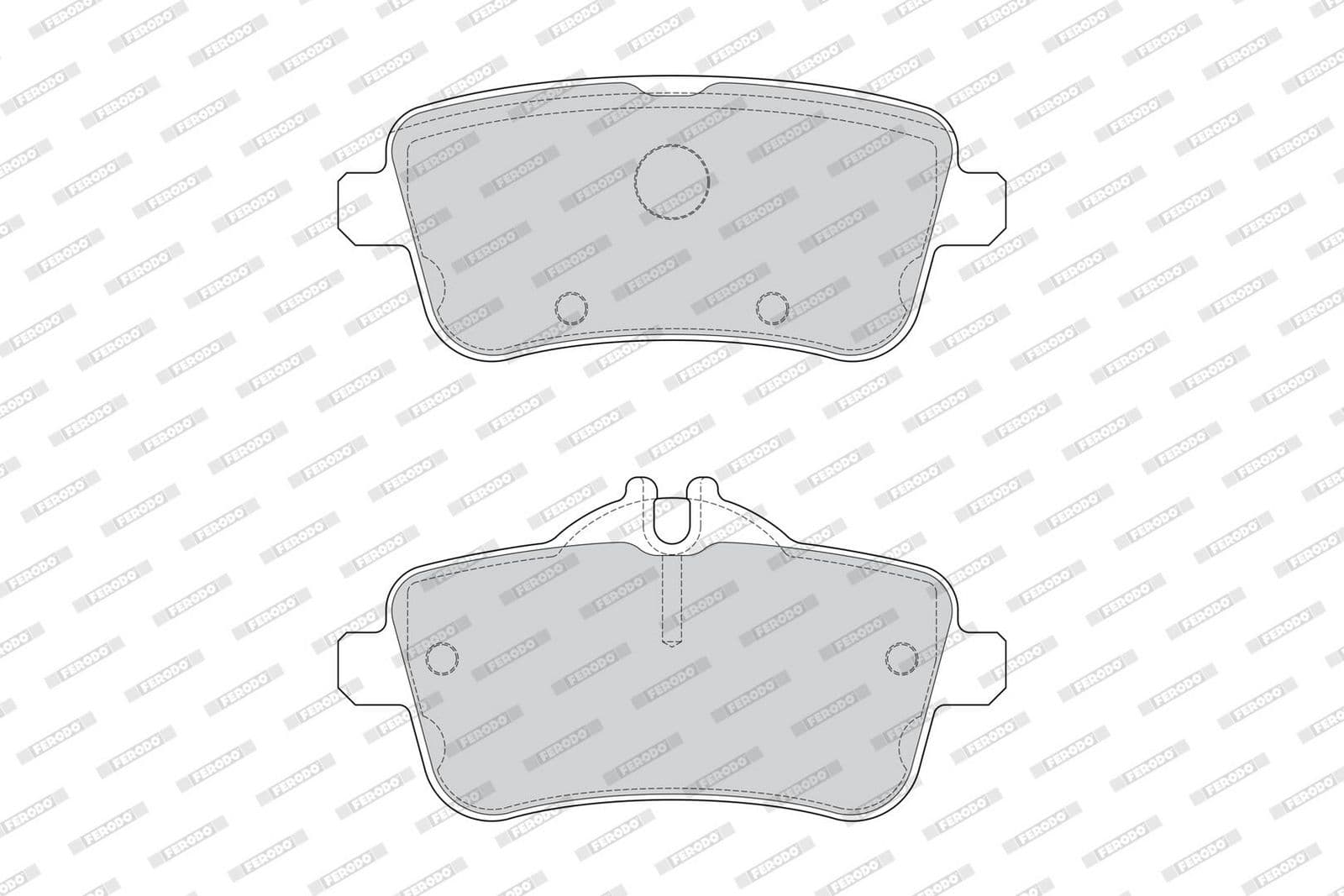 set placute frana,frana disc FERODO PREMIER ECO FRICTION FDB4701