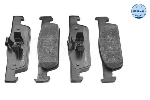 set placute frana,frana disc MEYLE -ORIGINAL: True to OE. 025 257 0217