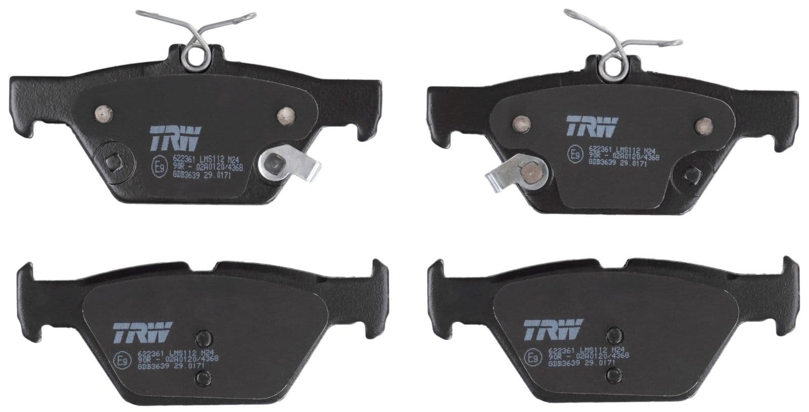 set placute frana,frana disc TRW GDB3639