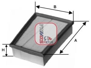 Filtru aer SOFIMA S 5040 A