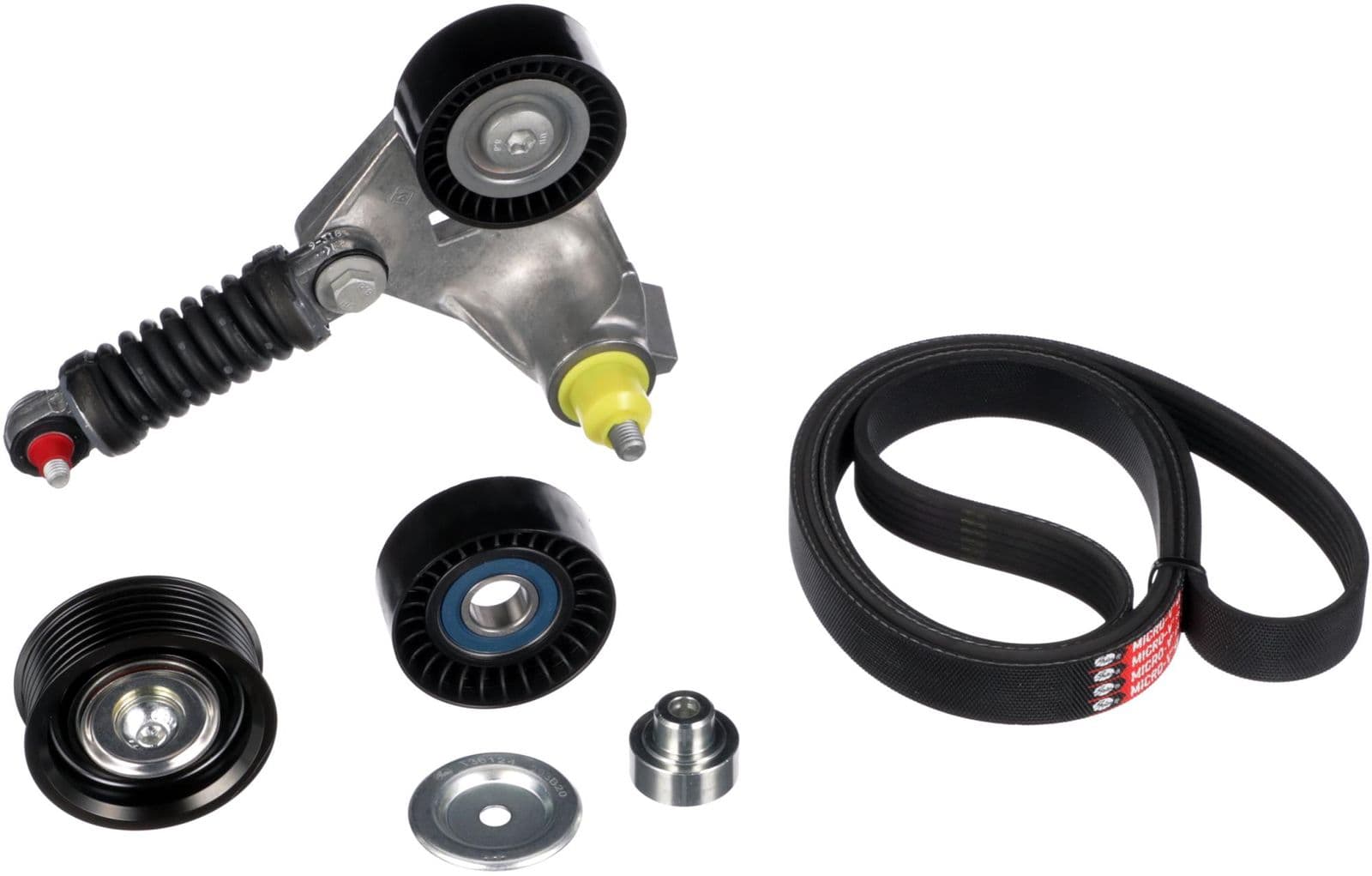 Set curea transmisie cu caneluri GATES Micro-V® K036PK1640