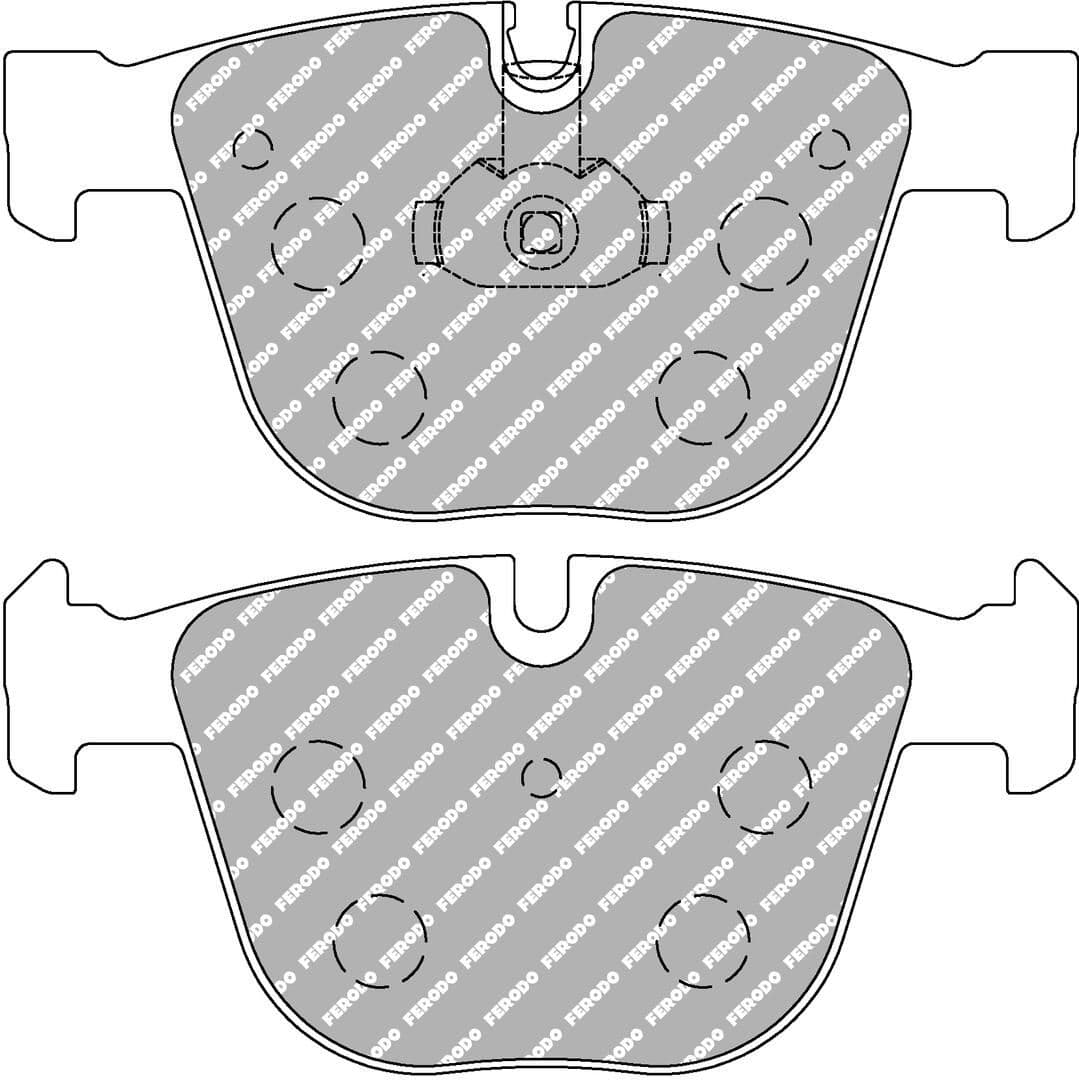 set placute frana,frana disc FERODO FCP1672H
