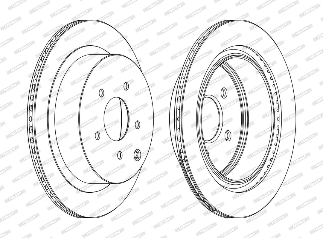 Disc frana FERODO DDF1506C