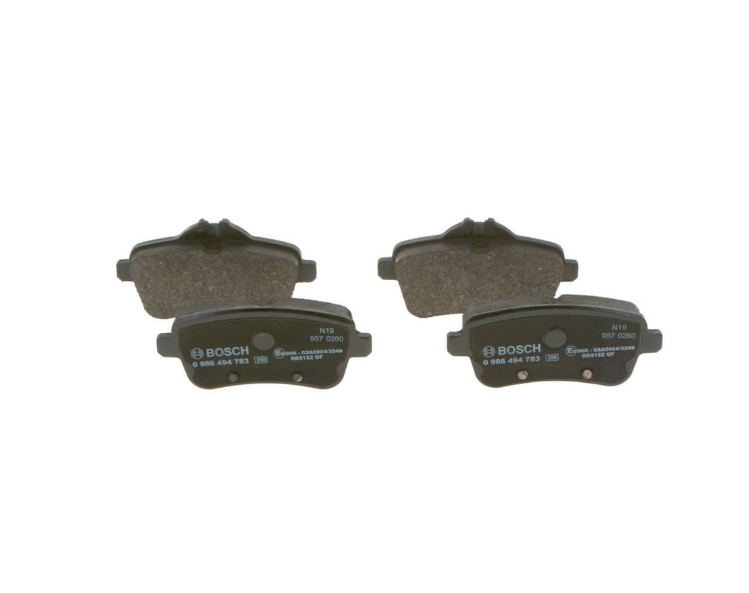 set placute frana,frana disc BOSCH 0 986 494 783