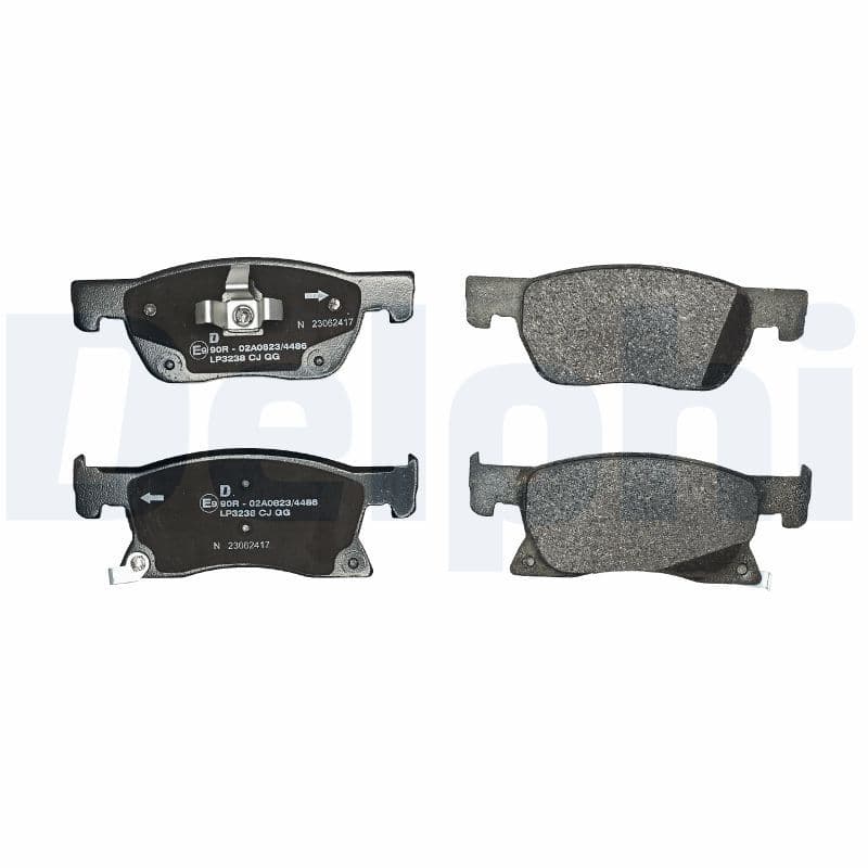 set placute frana,frana disc DELPHI LP3238