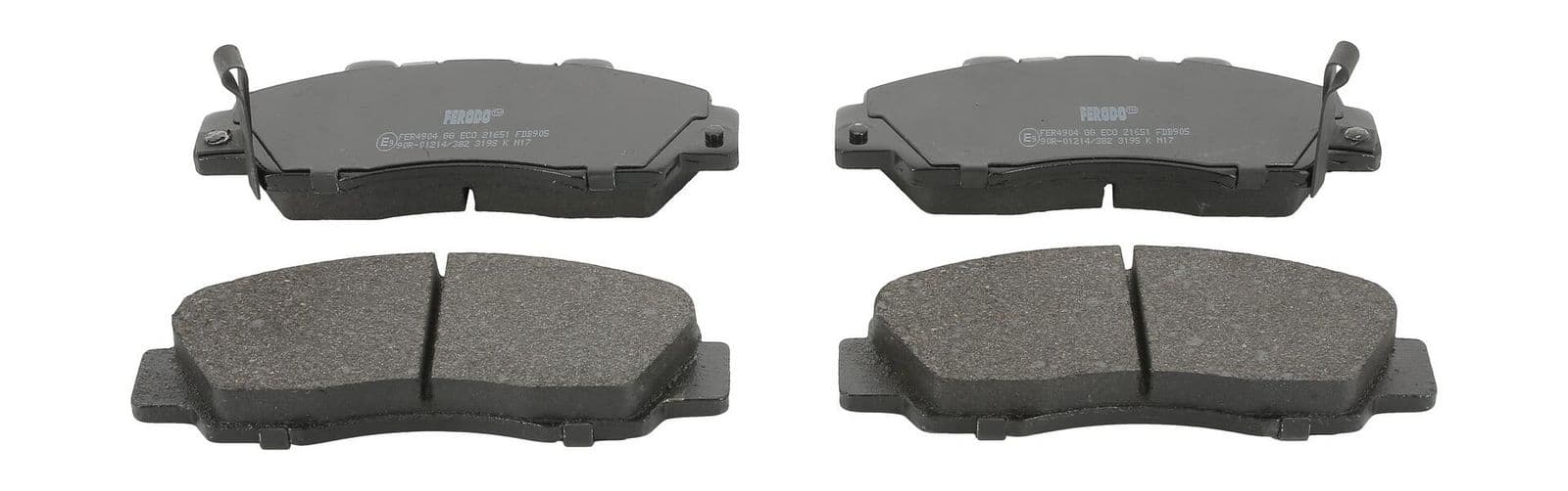 set placute frana,frana disc FERODO PREMIER ECO FRICTION FDB905