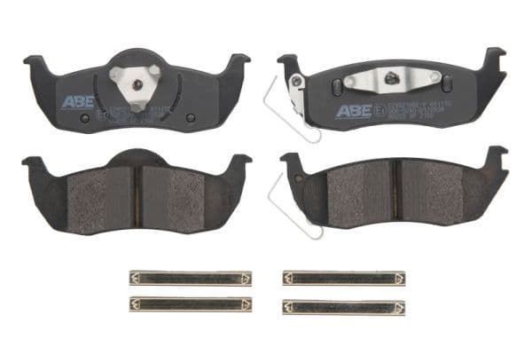 set placute frana,frana disc ABE C2Y021ABE-P