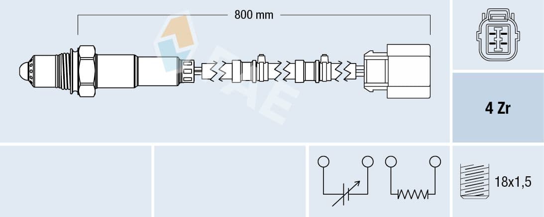 Sonda Lambda FAE 77708