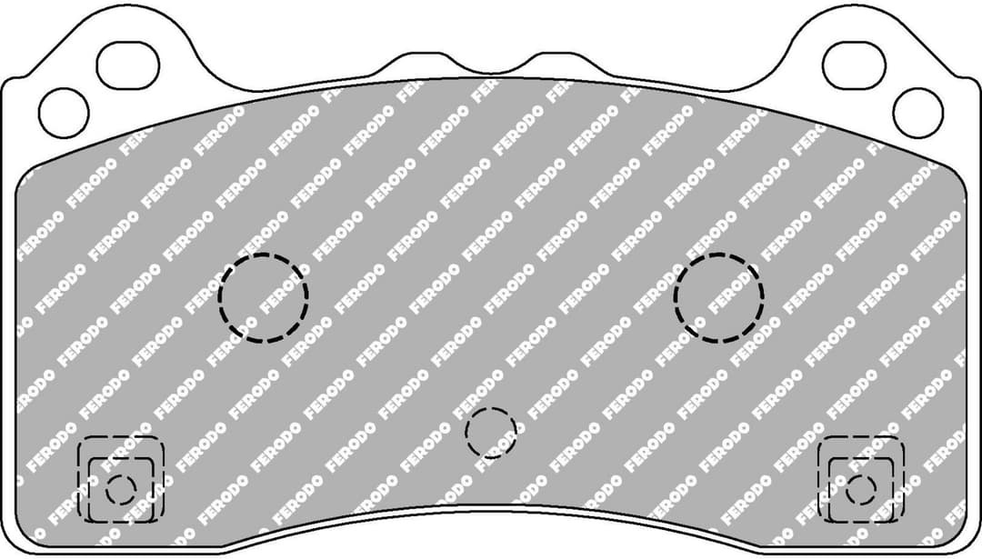 set placute frana,frana disc FERODO FCP4830H