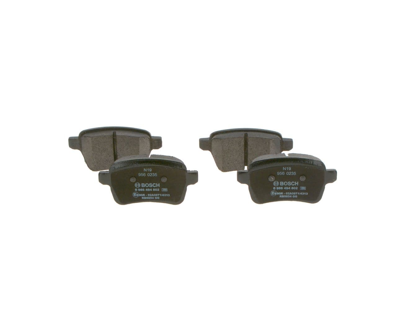 set placute frana,frana disc BOSCH 0 986 494 802