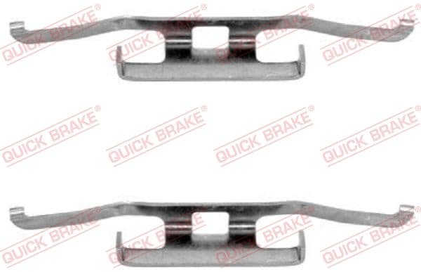 Set accesorii, placute frana QUICK BRAKE 109-1098