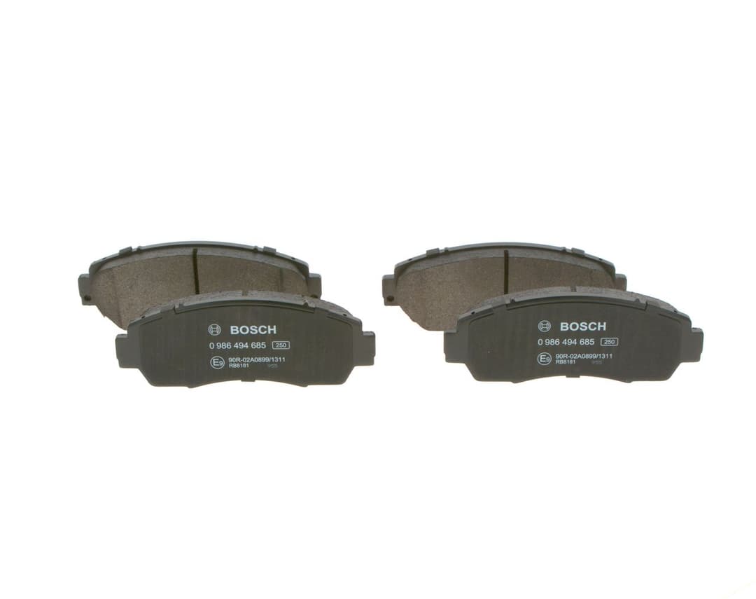 set placute frana,frana disc BOSCH 0 986 494 685