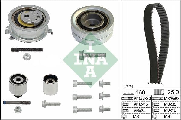 Set curea de distributie Schaeffler INA 530 0550 10