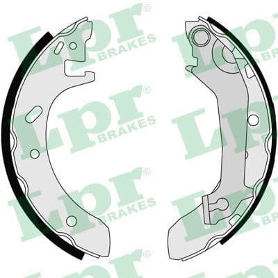 Set saboti frana LPR 07140