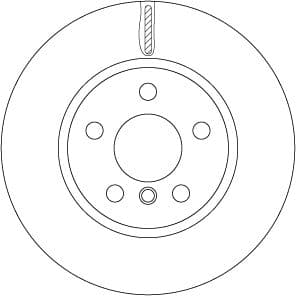 Disc frana TRW DF6757