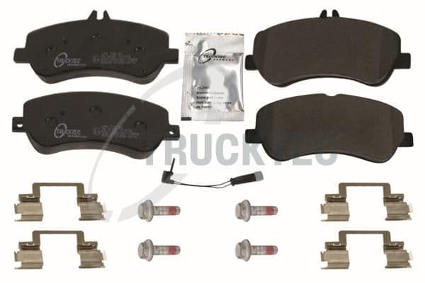set placute frana,frana disc TRUCKTEC AUTOMOTIVE 02.35.498