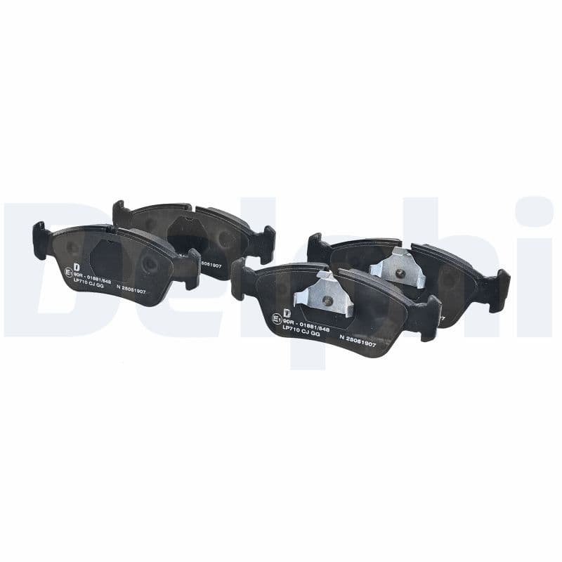 set placute frana,frana disc DELPHI LP710