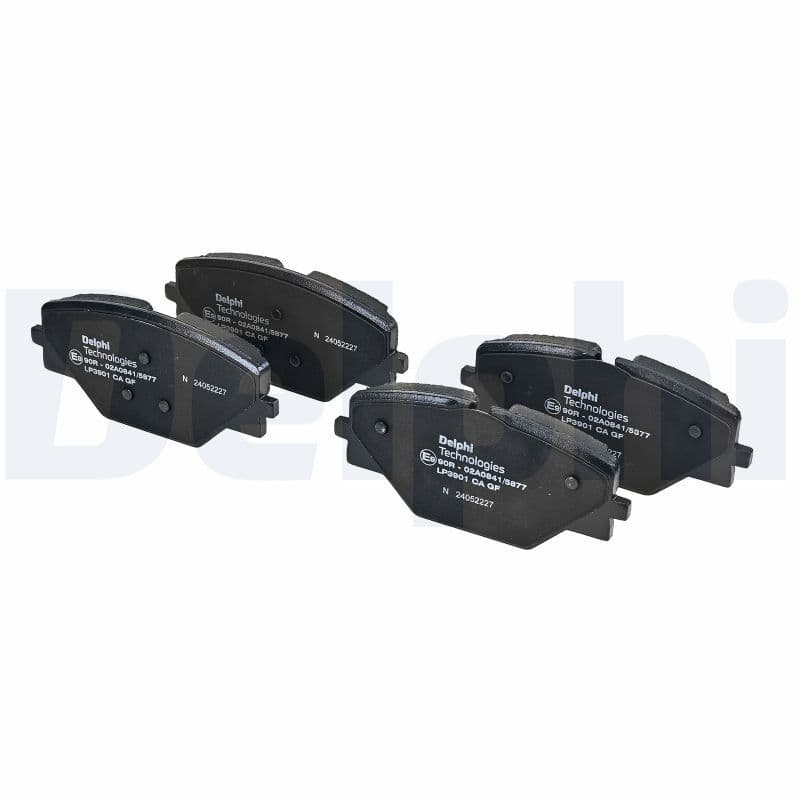 set placute frana,frana disc DELPHI LP3901