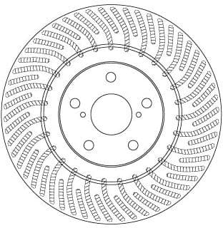 Disc frana TRW DF6692S