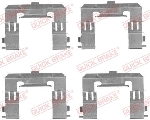 Set accesorii, placute frana QUICK BRAKE 109-1715