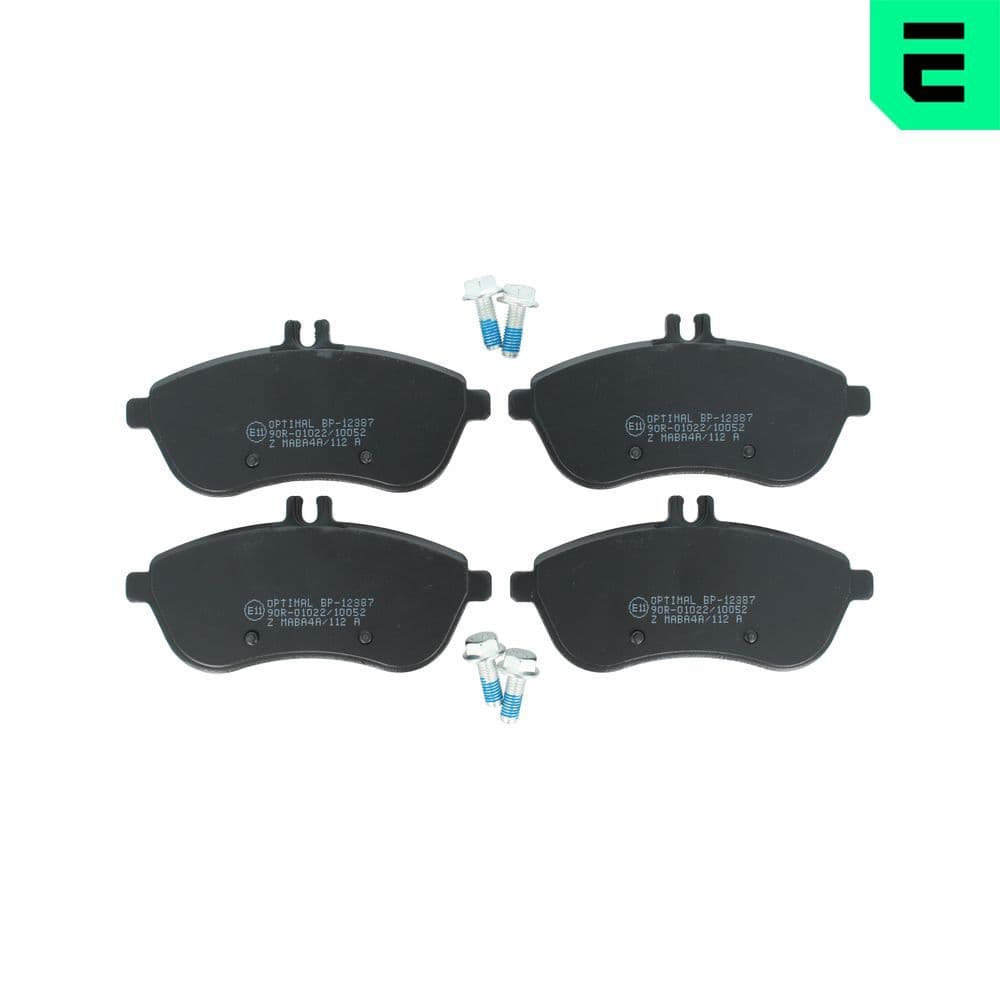 set placute frana,frana disc OPTIMAL BP-12387