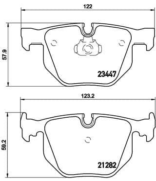 set placute frana,frana disc BREMBO PRIME LINE P 06 029