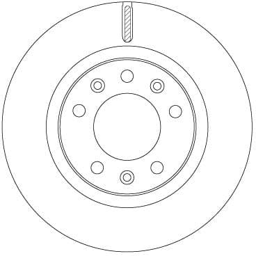 Disc frana TRW DF6785