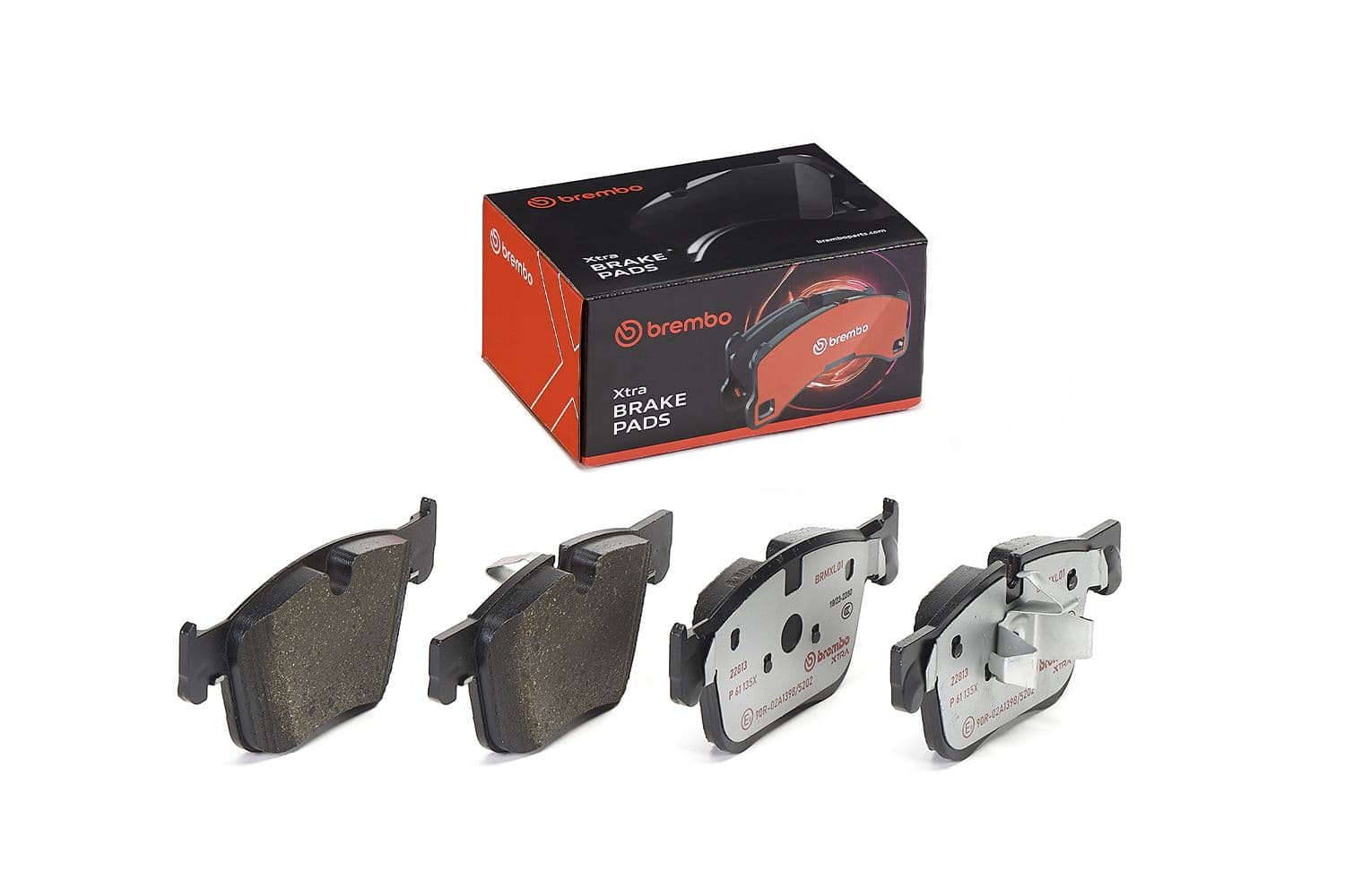 set placute frana,frana disc BREMBO XTRA LINE P 61 135X