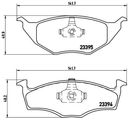 set placute frana,frana disc BREMBO P 85 055