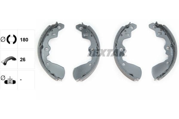 Set saboti frana TEXTAR 91042600