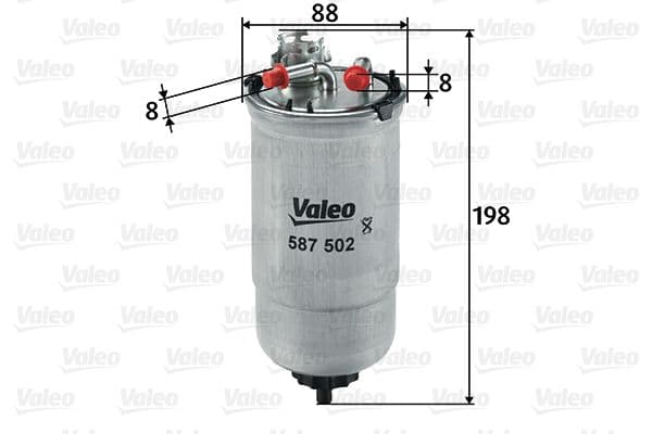 filtru combustibil VALEO 587502